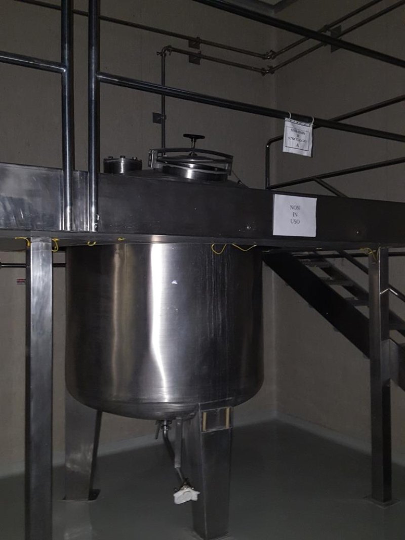 SERBATOIO INOX – ZANCHETTA – Mod. 3200 L