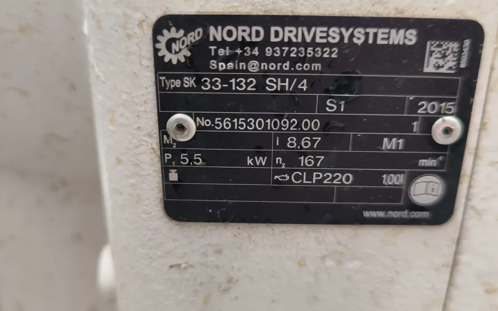 LOBE PUMP INOXPA SLR 3-80 5.5 KW