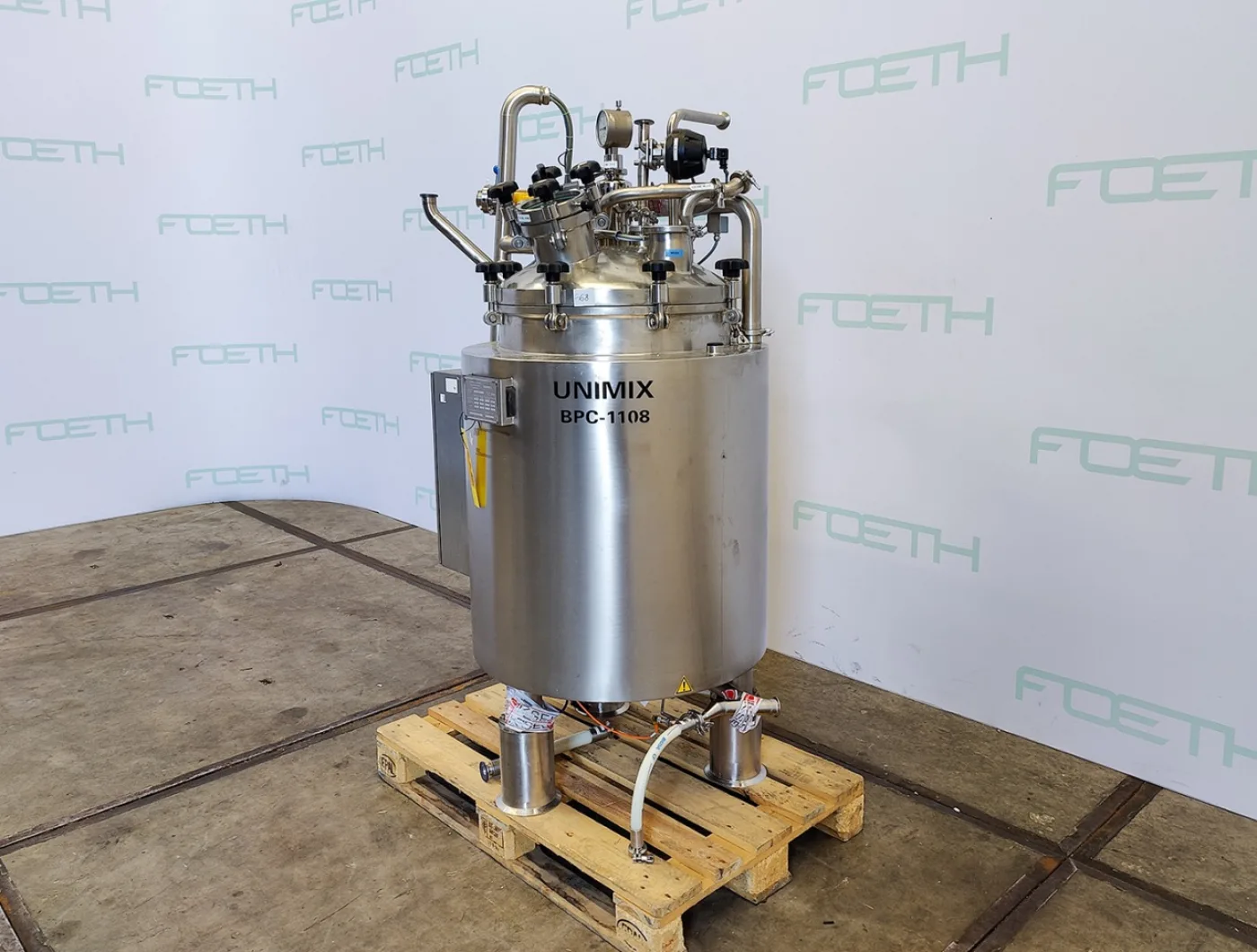 Haagen & Rinau Unimix 200 Ltr. - Stainless Steel Reactor - 6