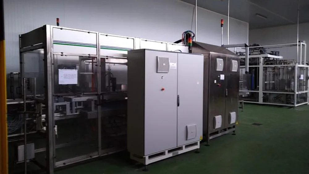 Equipamento fazer caixas e paletizar TECMA EVCOMPDIV 2400