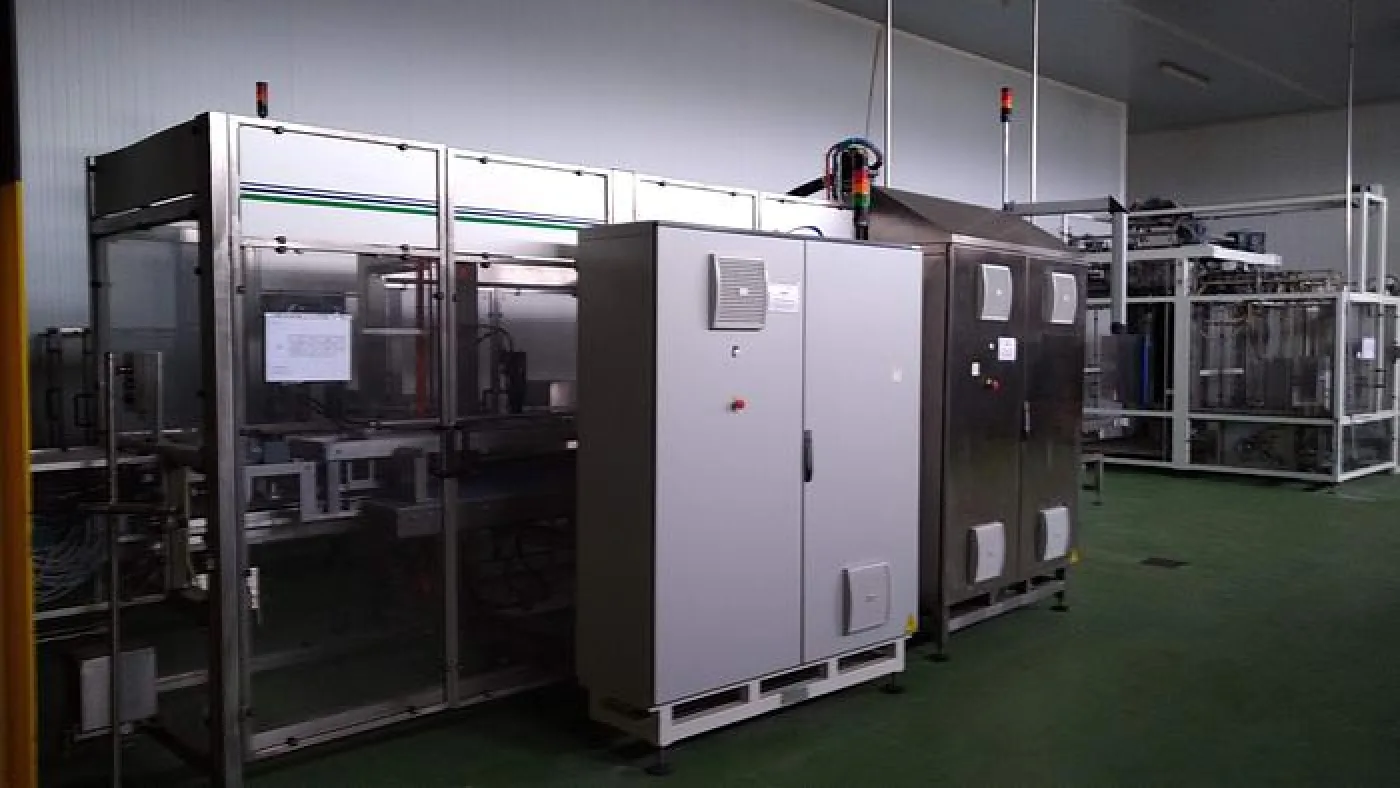 Equipamento fazer caixas e paletizar TECMA EVCOMPDIV 2400 - 1
