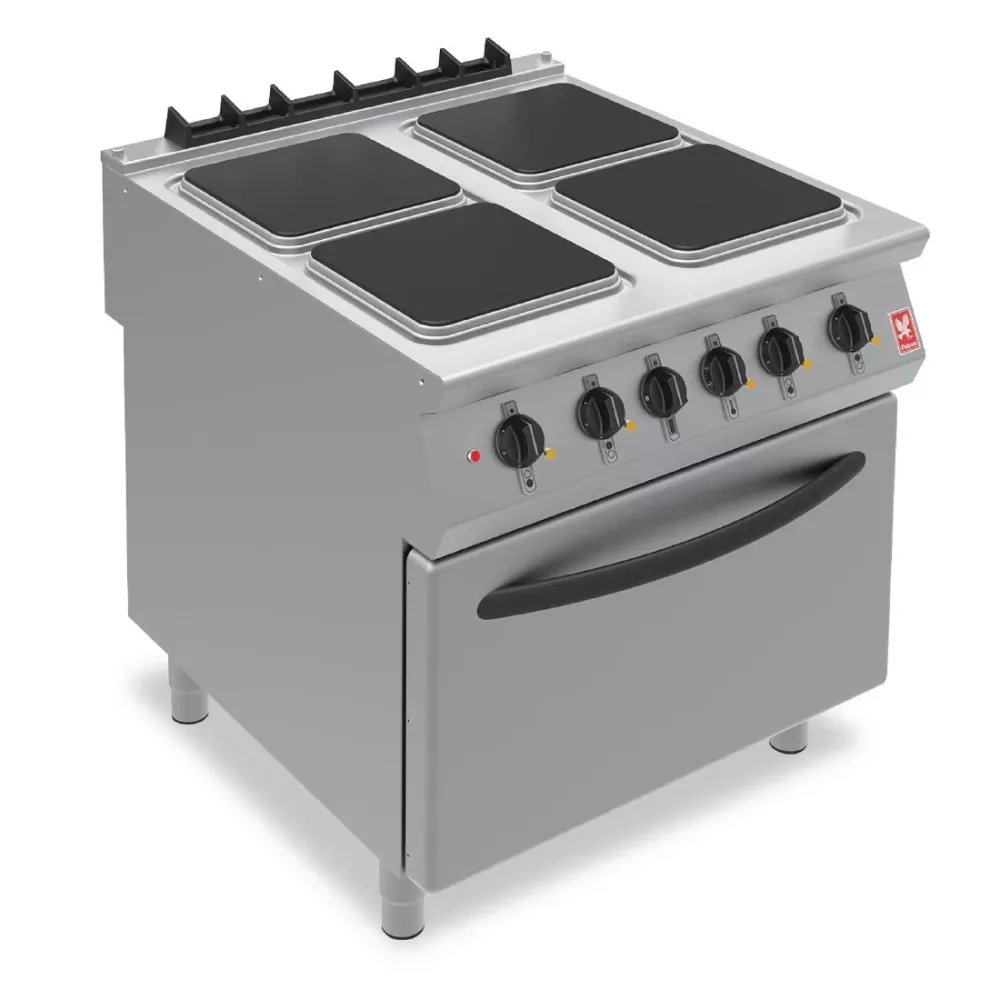 Falcon F900 Four Hotplate Electric Oven Range E9184 - islandcatering