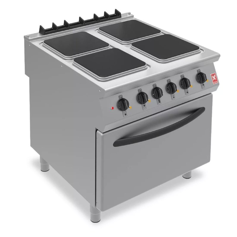 Falcon F900 Four Hotplate Electric Oven Range E9184 - islandcatering