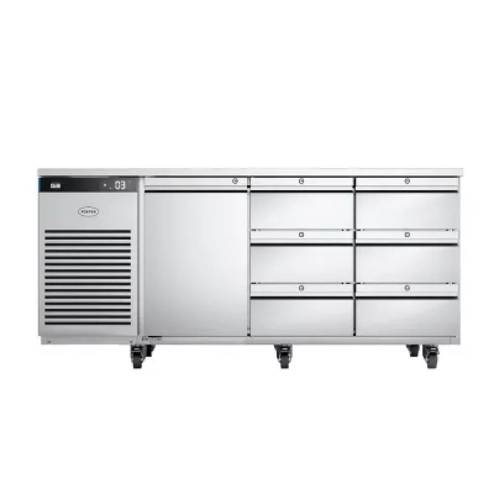 Foster EP1/4H/43-328 EcoPro G3 1 Door & 6 Drawer Frigorifique Counter 585 Litres - islandcatering