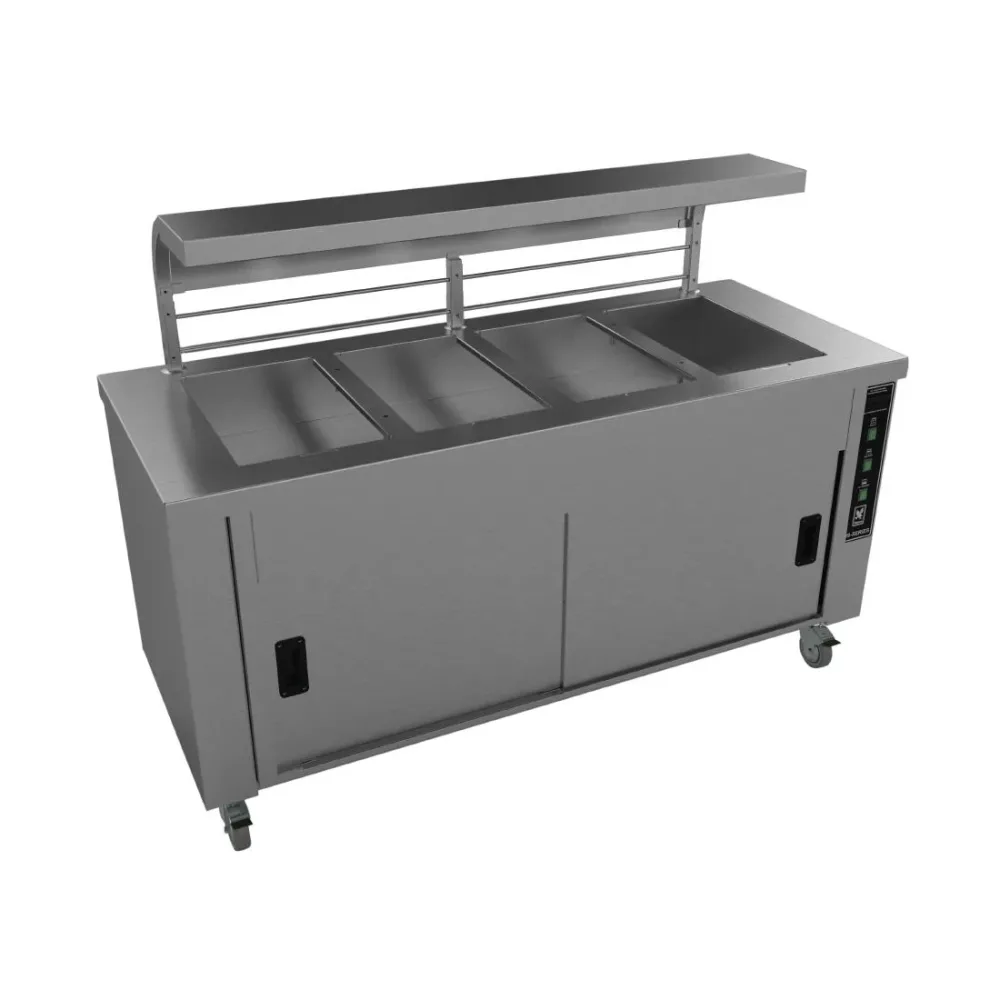 Falcon Chieftain 4 Well Heated Servery Counter HS4 - islandcatering