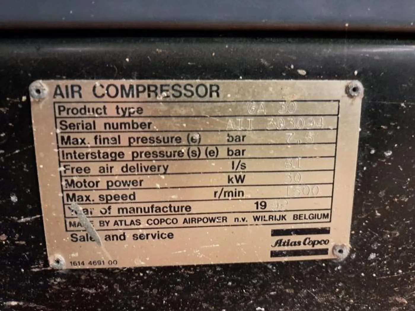 Compressor Atlas Copco GA 30 - 2