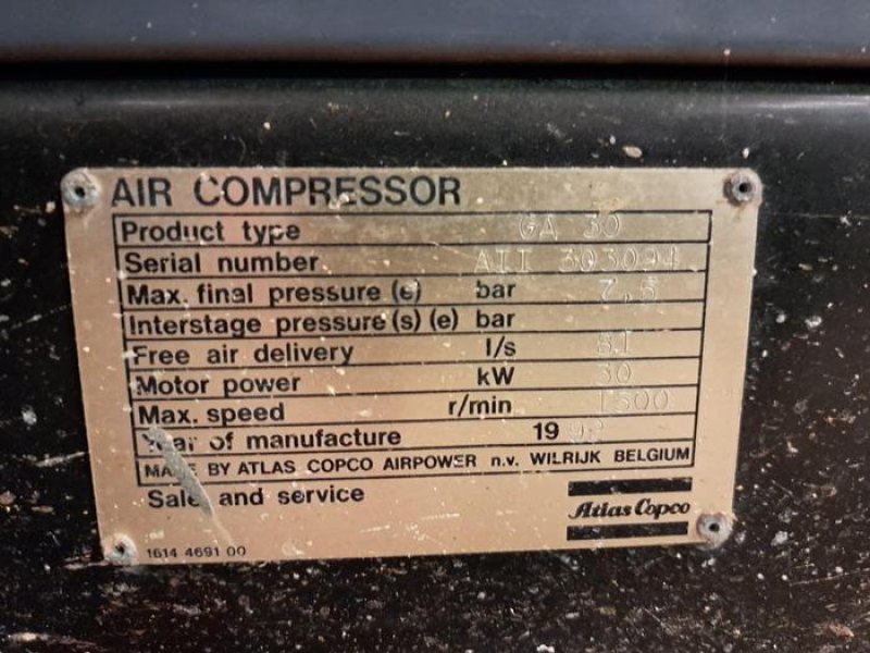 Compressor Atlas Copco GA 30