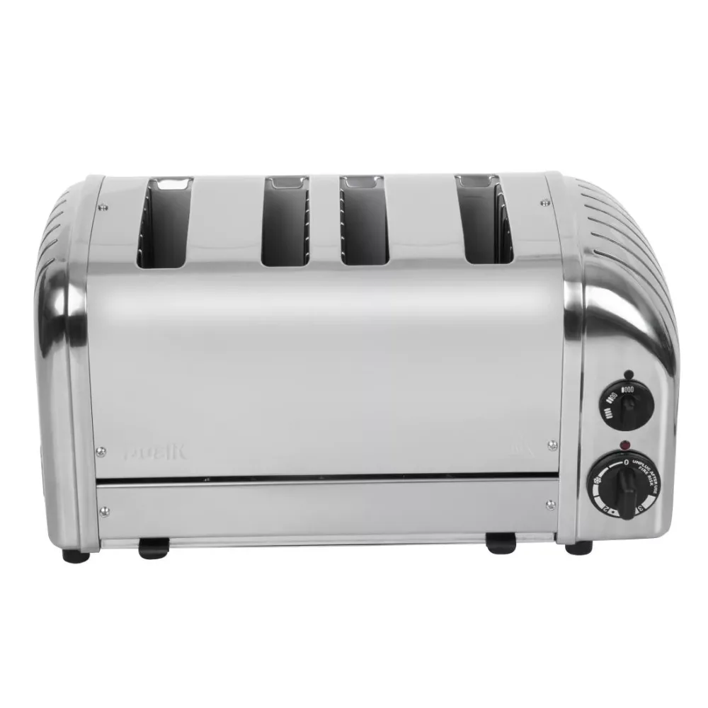 Dualit 4 Slice Sandwich Toaster Stainless Steel 41036 - islandcatering