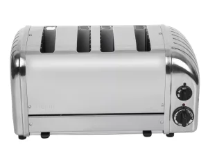 Dualit 4 Slice Sandwich Toaster Stainless Steel 41036 - islandcatering