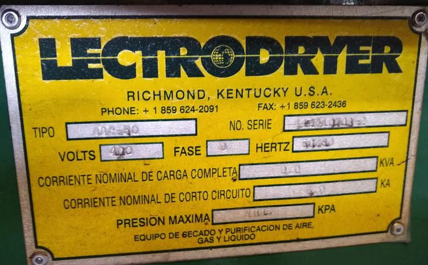 Secador / filtro de ar LECTRODRYER BAC-50 - 1