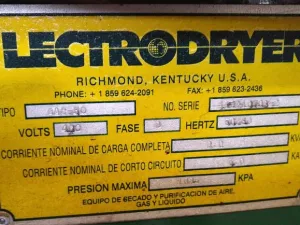 Secador / filtro de ar LECTRODRYER BAC-50