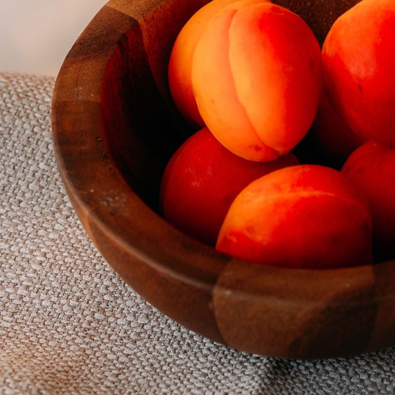 Tala Small Bowl in Lacquered Acacia (Pack of 6) - islandcatering