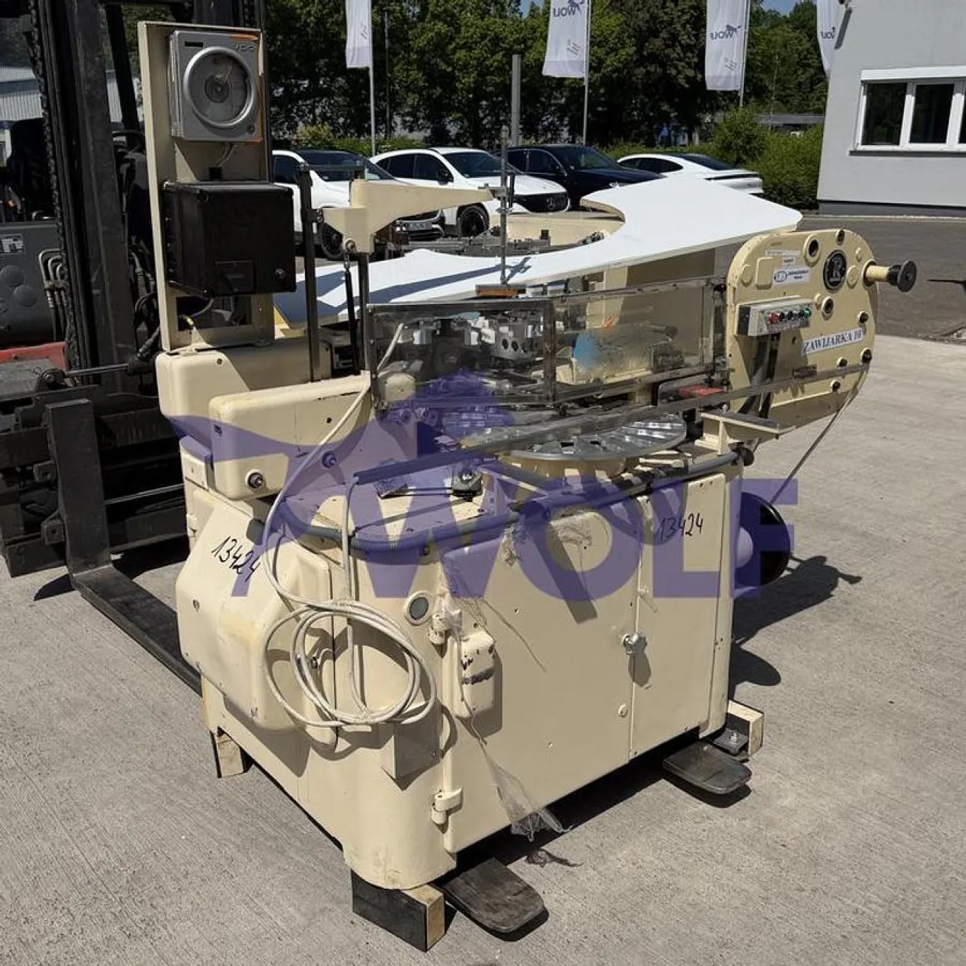 Stannioliermaschine RASCH - Type RU-E, mit Abrollstation. - 2