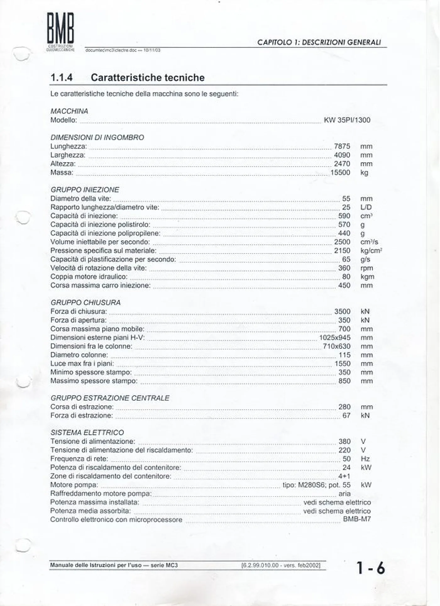 2003 BMB KW 35 PI/1300 IN0071 - 7