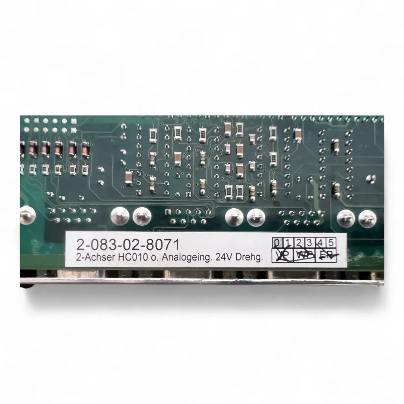 HOMAG KARTE 2ACHSER HC010 O.ANALOGEING. – Artikelnummer 2-083-02-8071 - 8