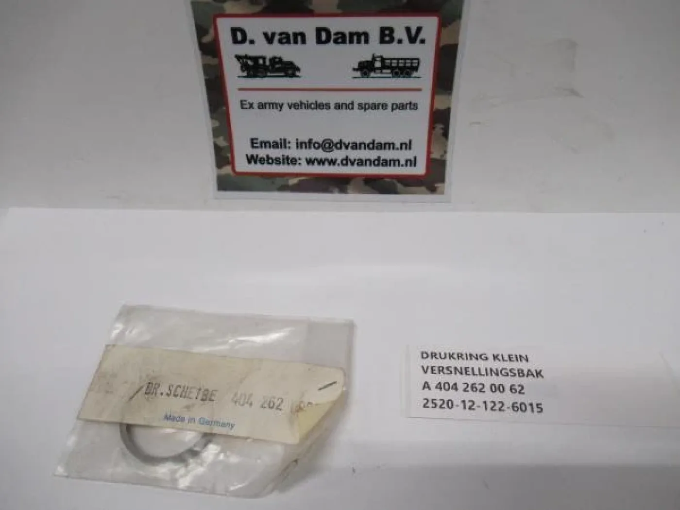 Drukring klein versnellingsbak - 1
