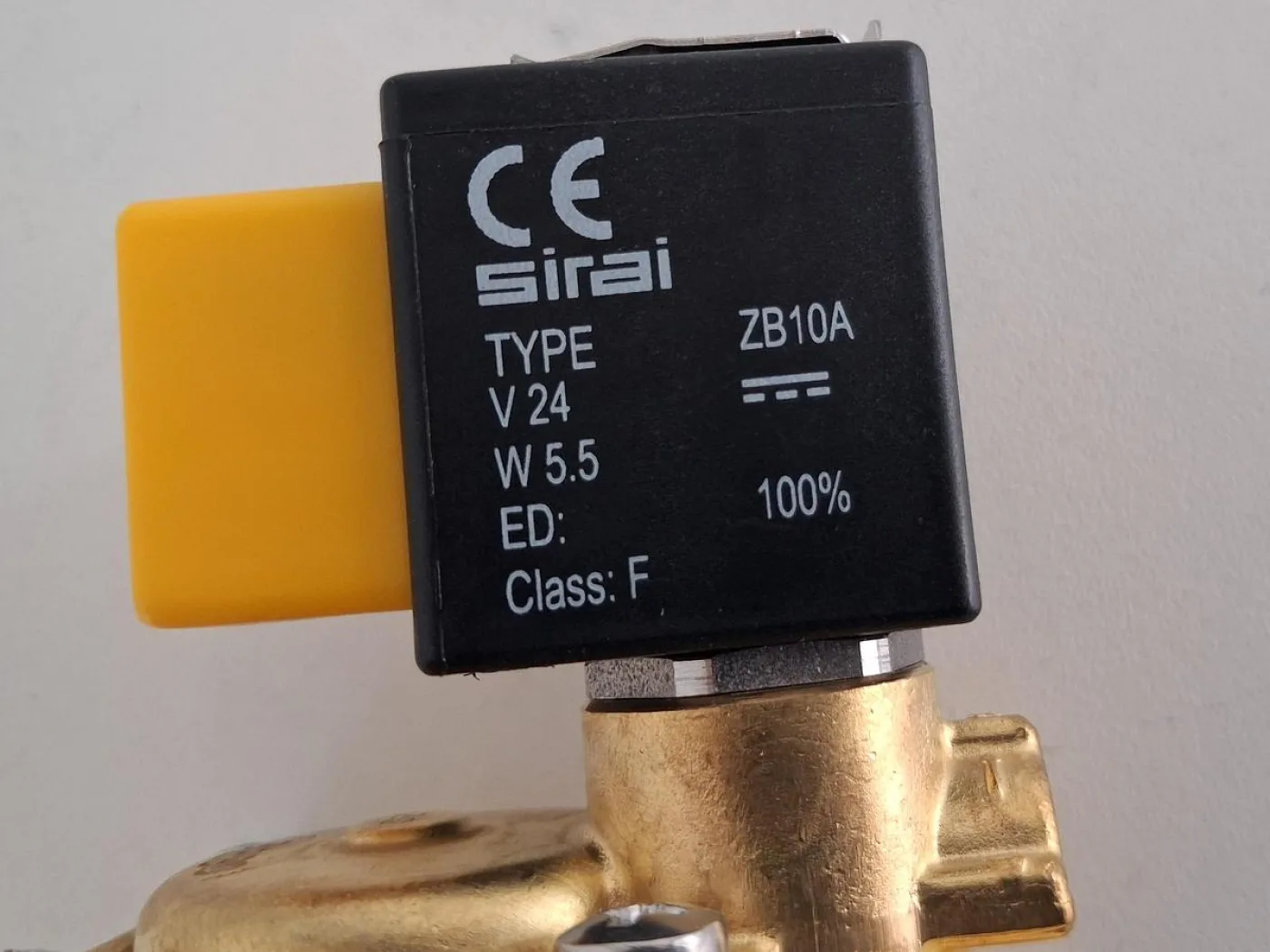 Sirai L182B01 Magnetventil G1/2 Messing - 6