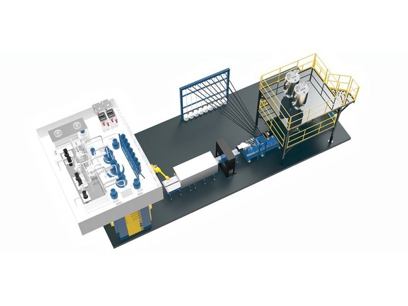 LFT-D long glass fiber In-Line moulding system