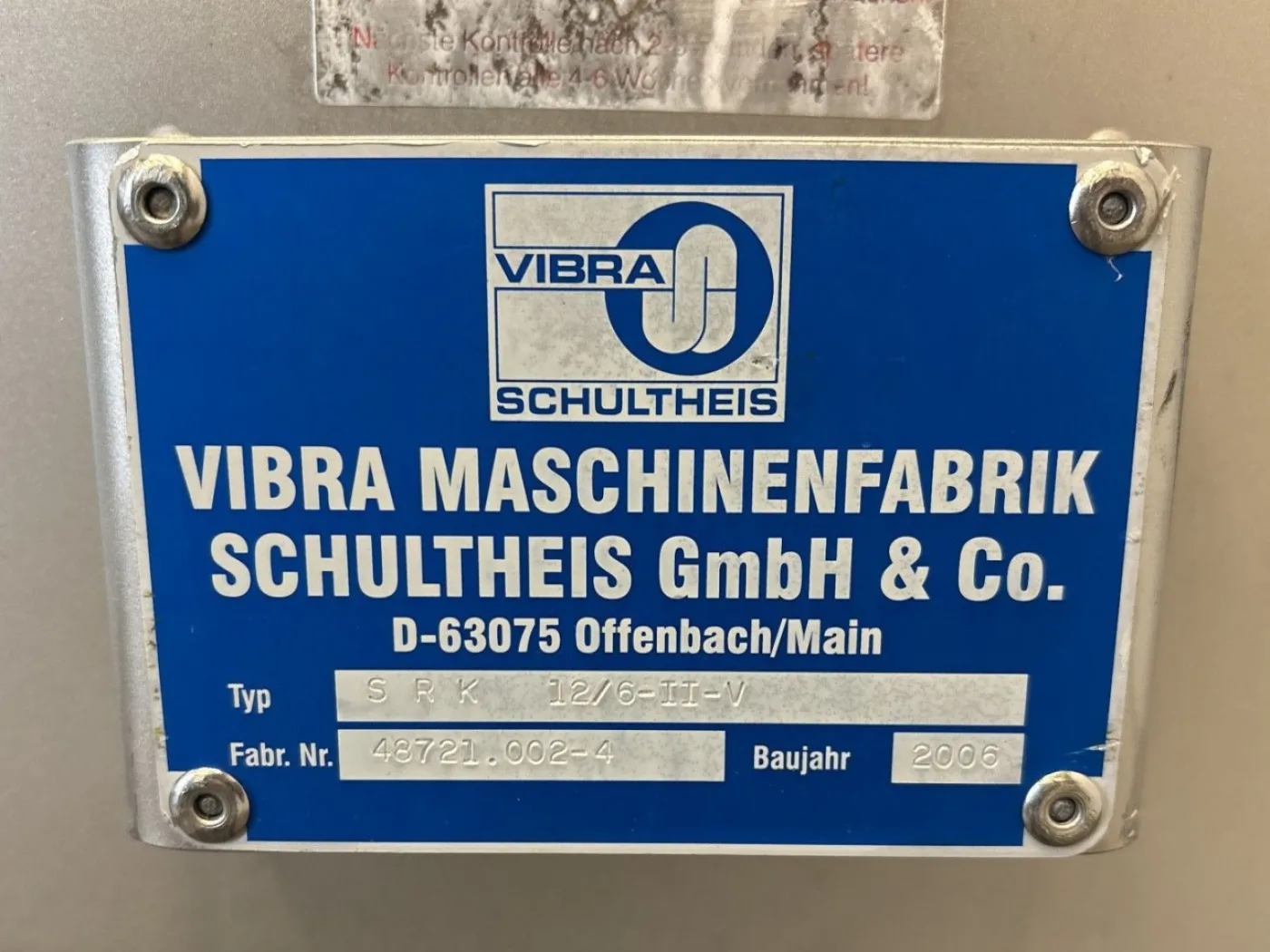 Vibra SRK 12/6-II-V - Vibro sieve - 7