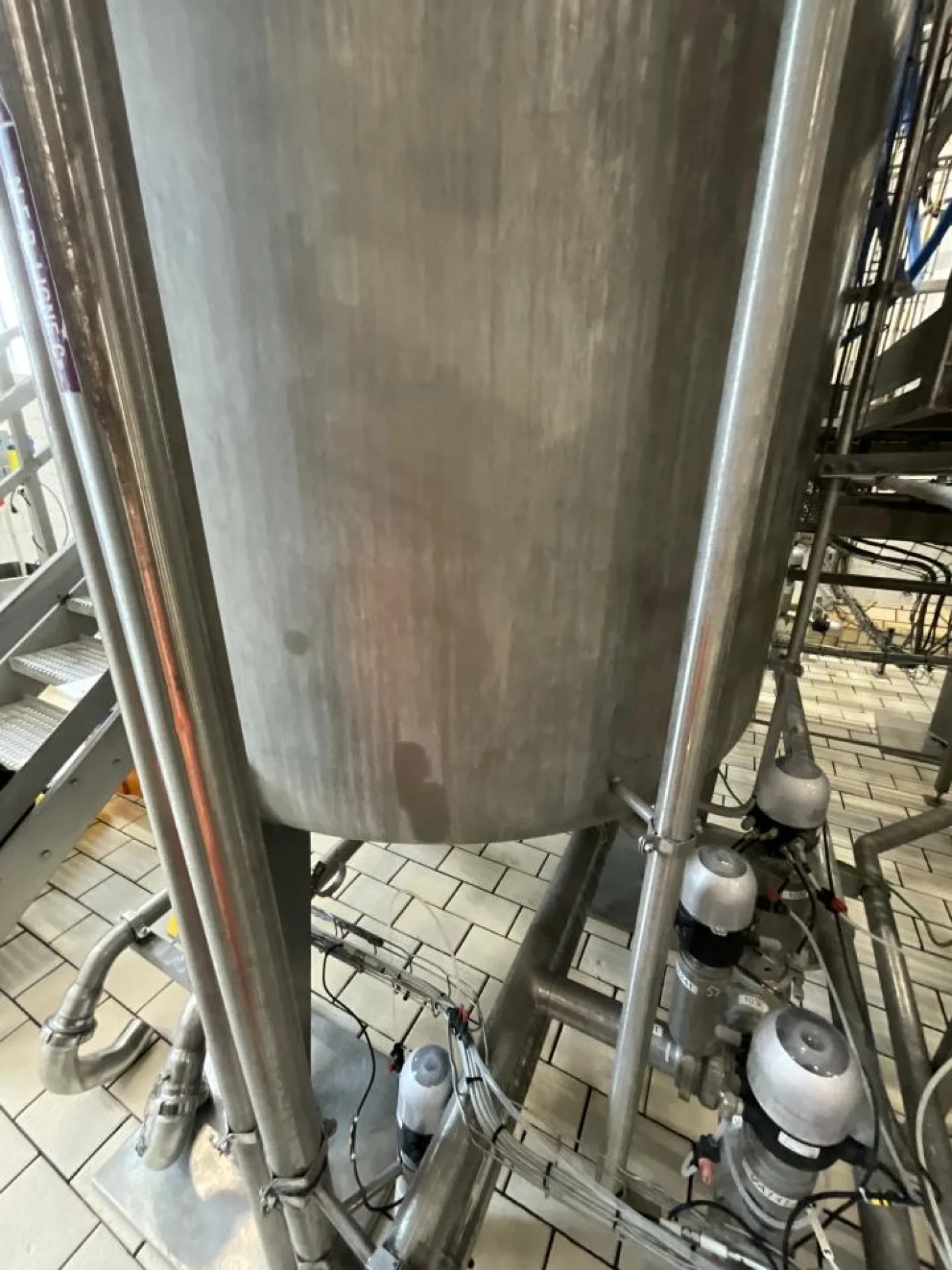 Chaudronnerie Tuyauterie Chaudronnerie Tuyauterie Circa 3000 Litre Stainless Steel Mixing Tank - 6