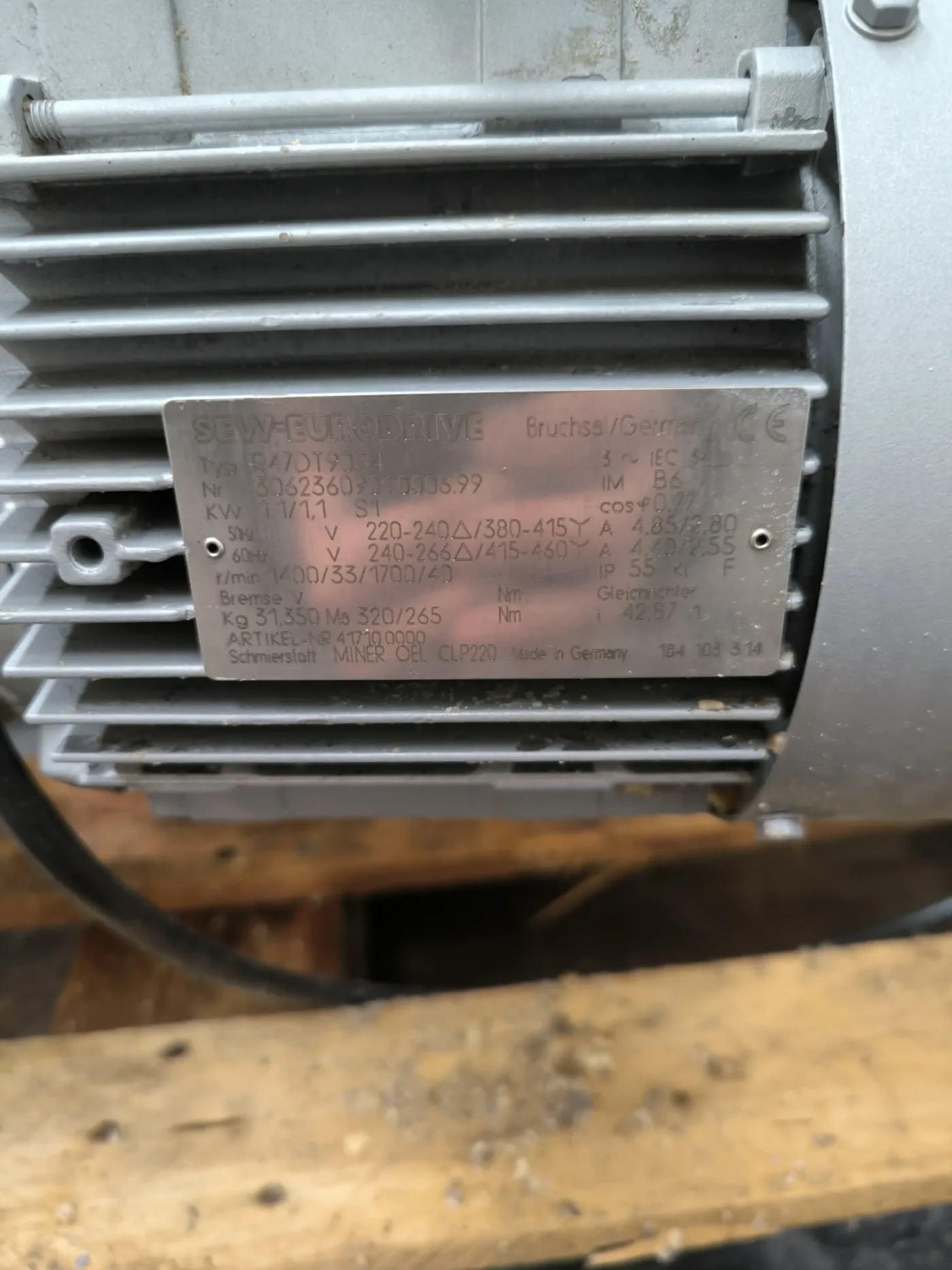 ROTARY VALVE DMN WESTINGHOUSE AL 250 3N 1.1 KW - 6