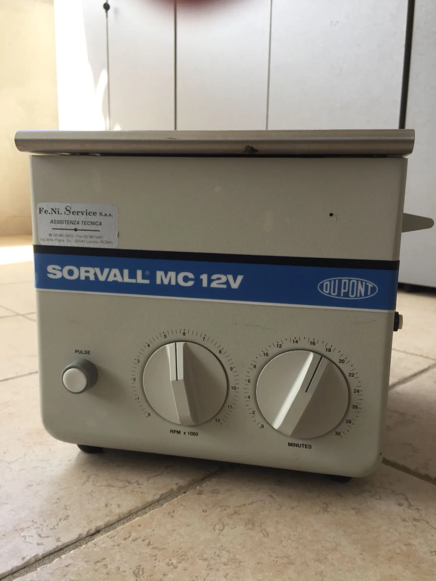 MICROCENTRIFUGA DA BANCO – SORVALL MC 12V - 1