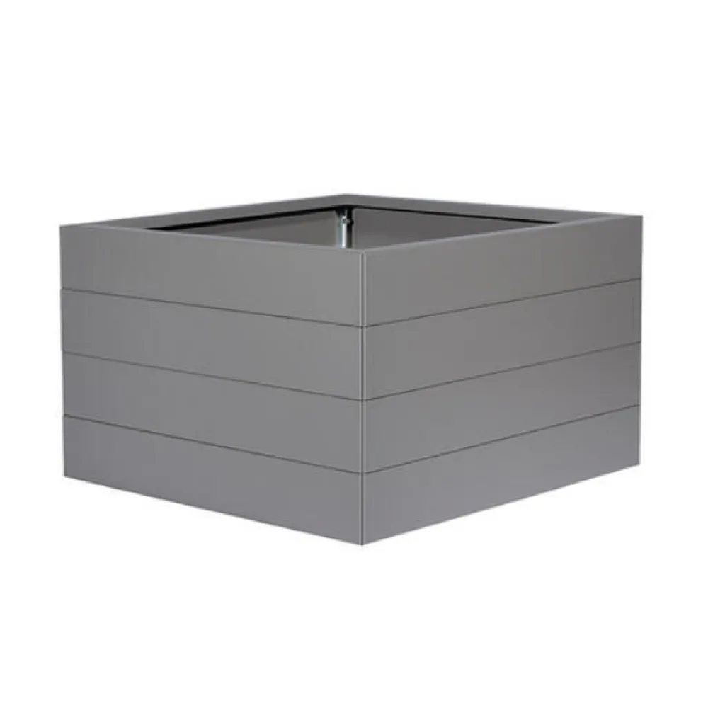 Bloembak Modulair Taupe - 56 cm hoog