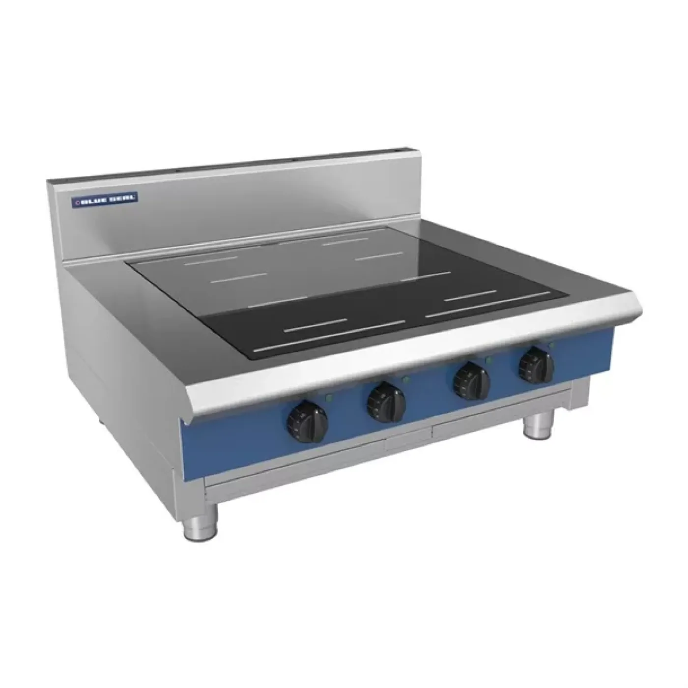 Blue Seal 4 Zone Countertop Full Area Induction Hob 20kW IN514F-B - islandcatering - 1