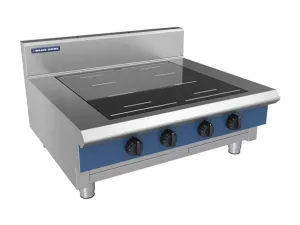 Blue Seal 4 Zone Countertop Full Area Induction Hob 20kW IN514F-B - islandcatering