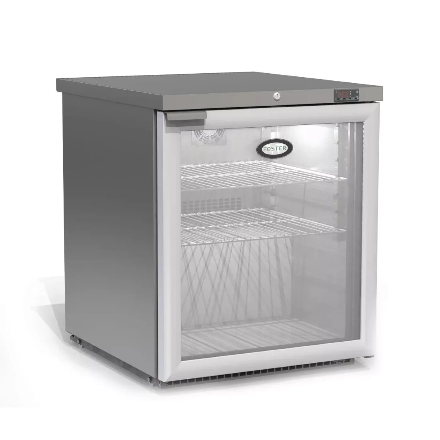 Foster 1 Glass Door 200Ltr Under Counter Fridge HR200G 13/114 - islandcatering - 2