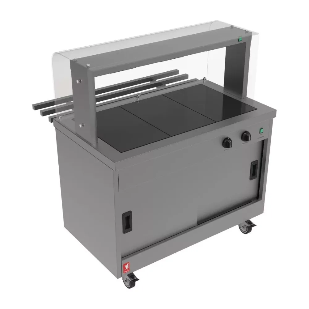 Falcon Hot Cupboard Servery Counter FC3-ST - islandcatering