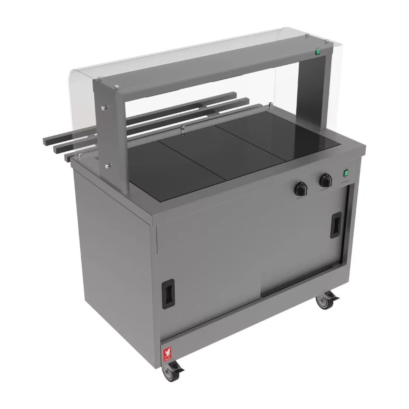 Falcon Hot Cupboard Servery Counter FC3-ST - islandcatering - 1