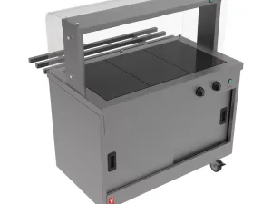 Falcon Hot Cupboard Servery Counter FC3-ST - islandcatering