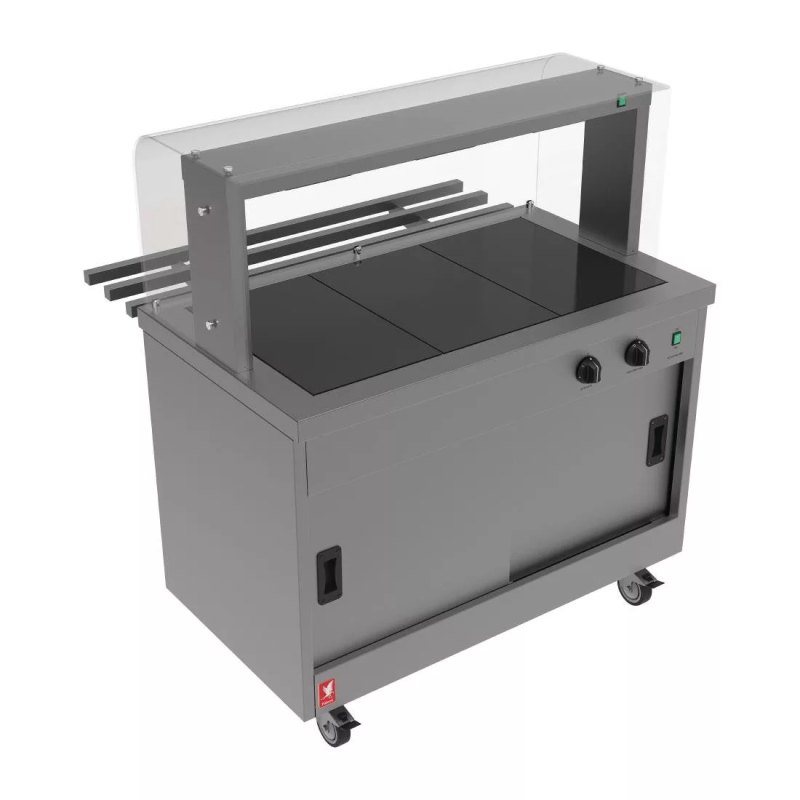 Falcon Hot Cupboard Servery Counter FC3-ST - islandcatering