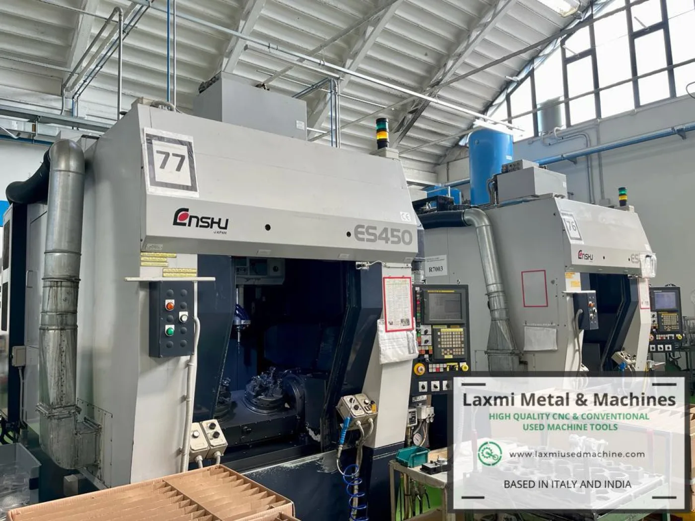 5-AXIS VERTICAL MACHINING CENTER, ENSHU - ES 450 - Laxmi Metal & Machines, Rohtak - 2