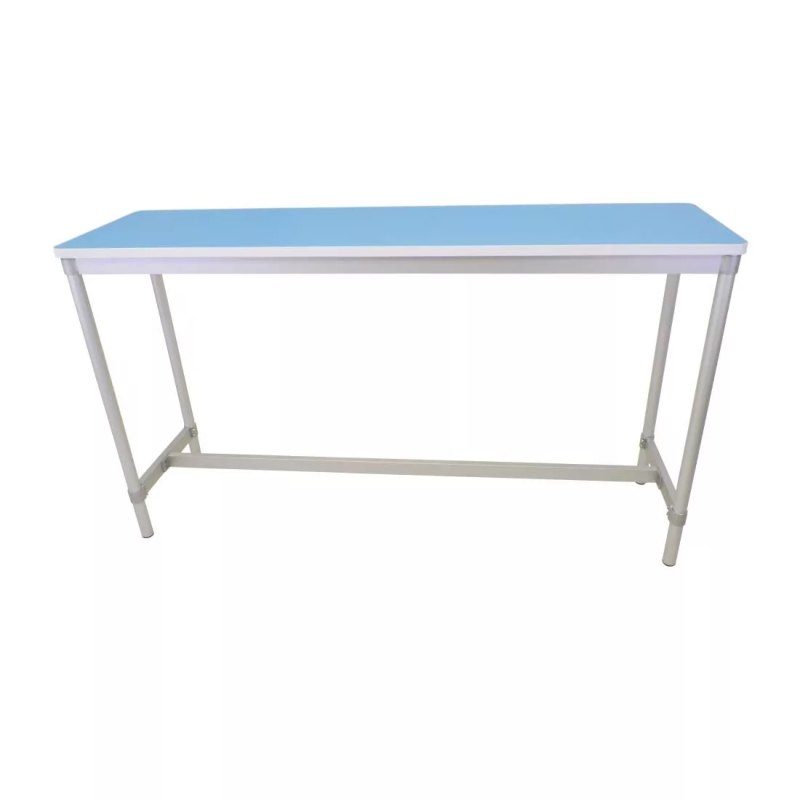 Gopak Enviro Indoor Pastel Blue Rectangle Poseur Table 1200mm - islandcatering