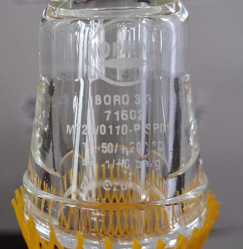 Normag Glasteil MT25/0110-P-SP03 für Pt100-Widerstandsthermometers