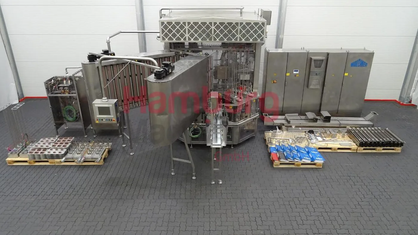 Aseptic cup filling, sealing and snap cap machine - Waldner Dosomat 16.6AS - 3