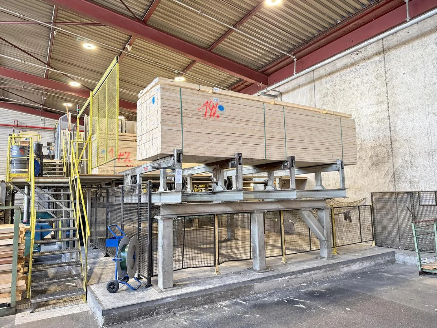 WACO - LECAB - WoodEye high speed planing-cutting-bundling line - 2