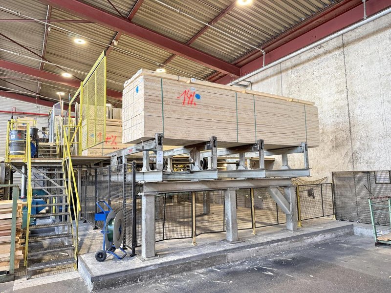 WACO - LECAB - WoodEye high speed planing-cutting-bundling line