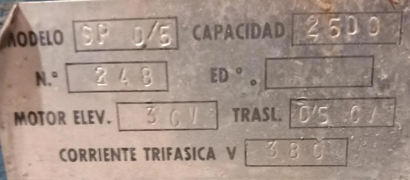 Guincho elétrico LETAG de 2,5 ton - 4