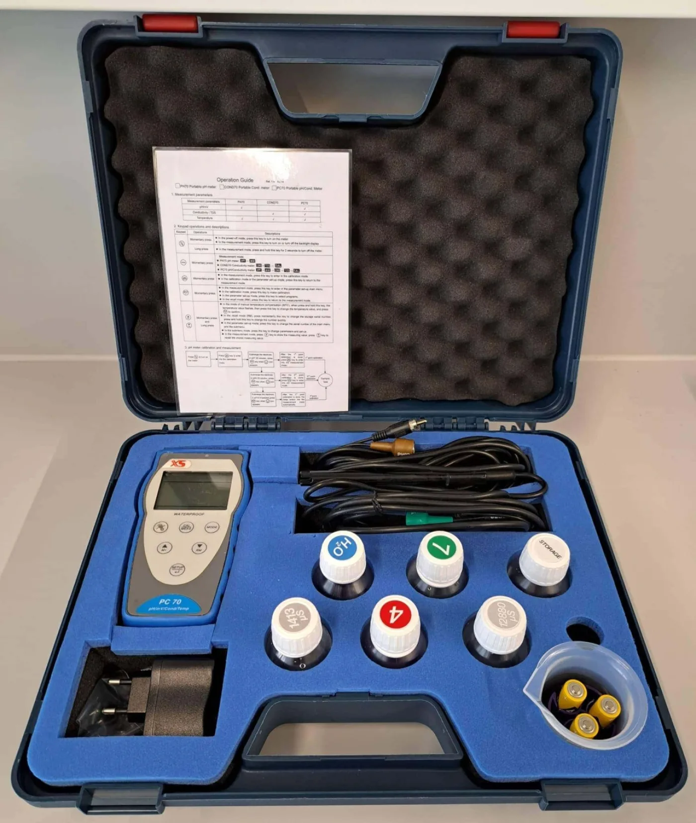 XS Instruments PC70 Waterproof pH/mV/Cond/Temp Meter - 1