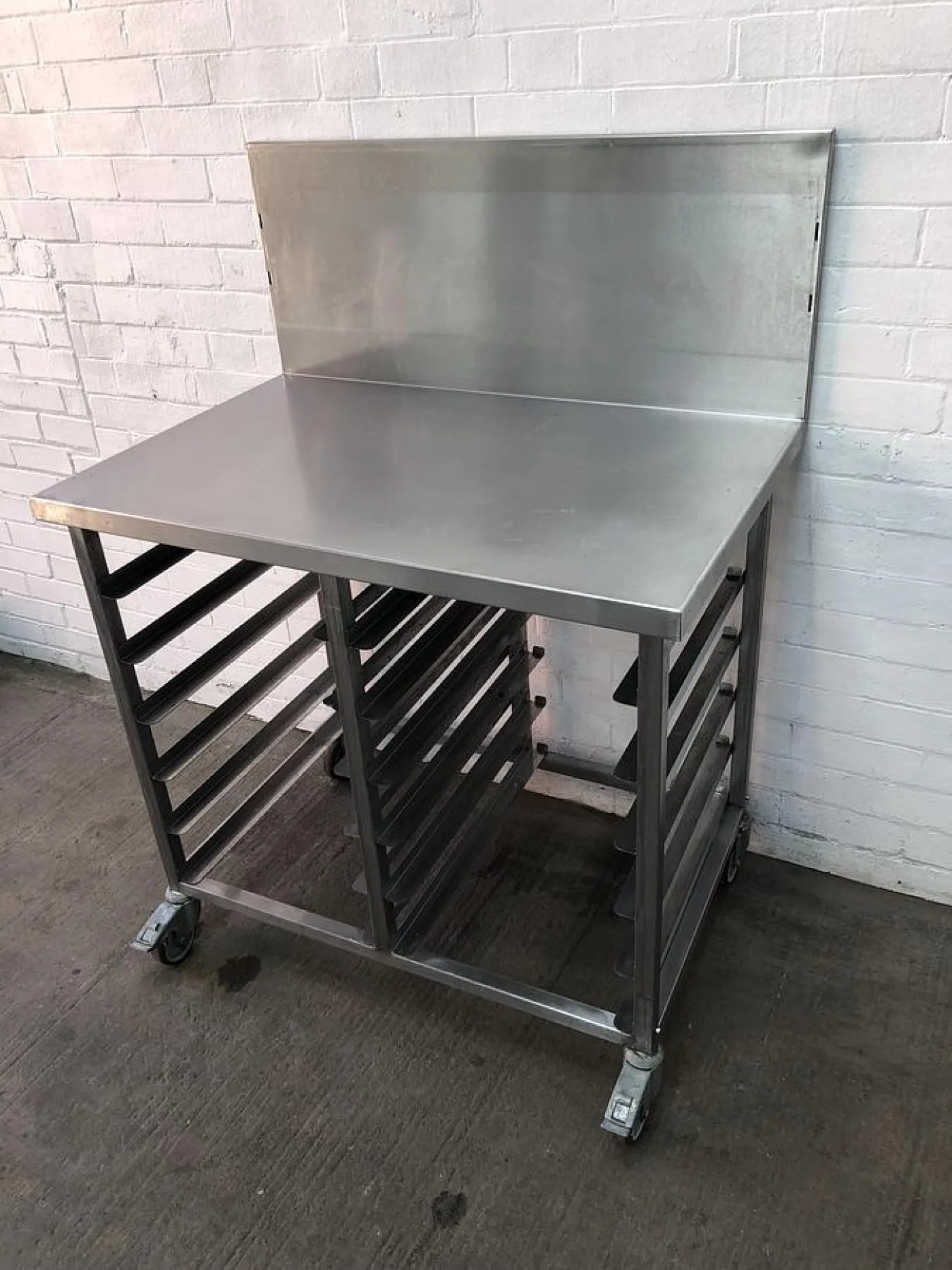 Stainless Steel Racked out Bakery Table 100cm x 60xm - 3