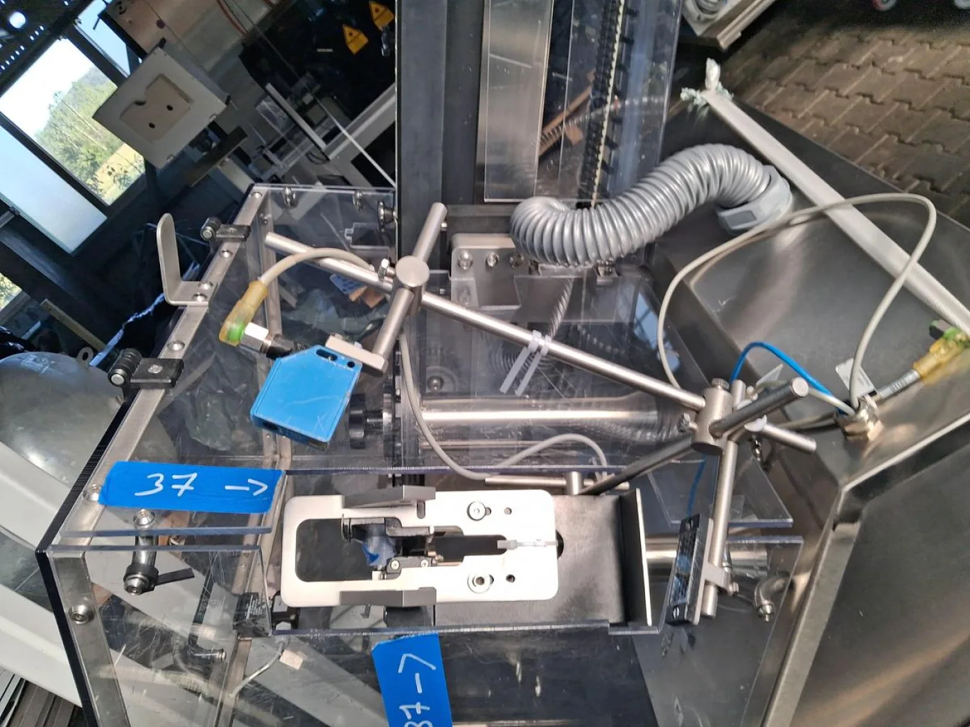 Verbindungsbrücke Fördertechnik mit Steigförderer - 7