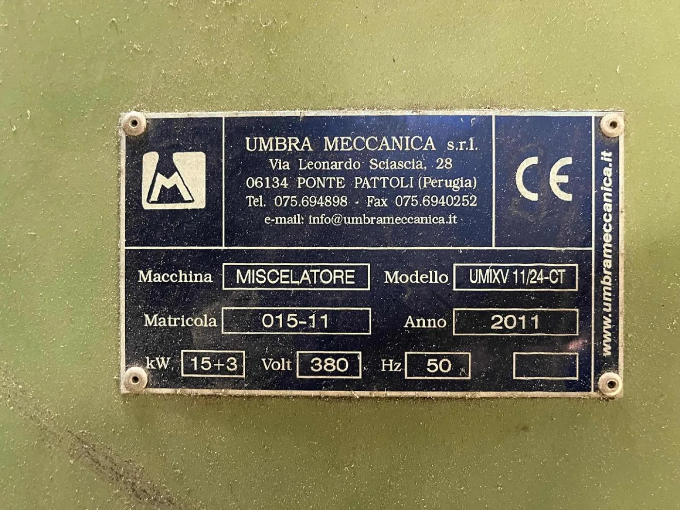 2011 UMBRA MECCANICA UMIXV 11/24-CT AI2444 - 3
