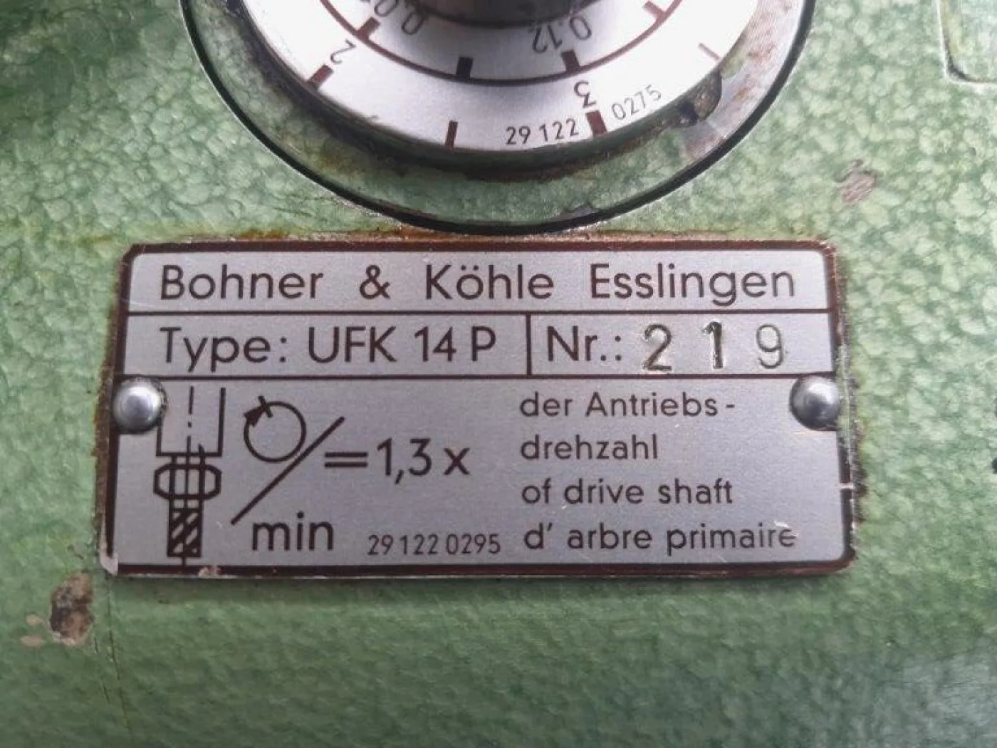 UFK 14 P BoKö / BOHNER + KÖHLE 1980 - 2