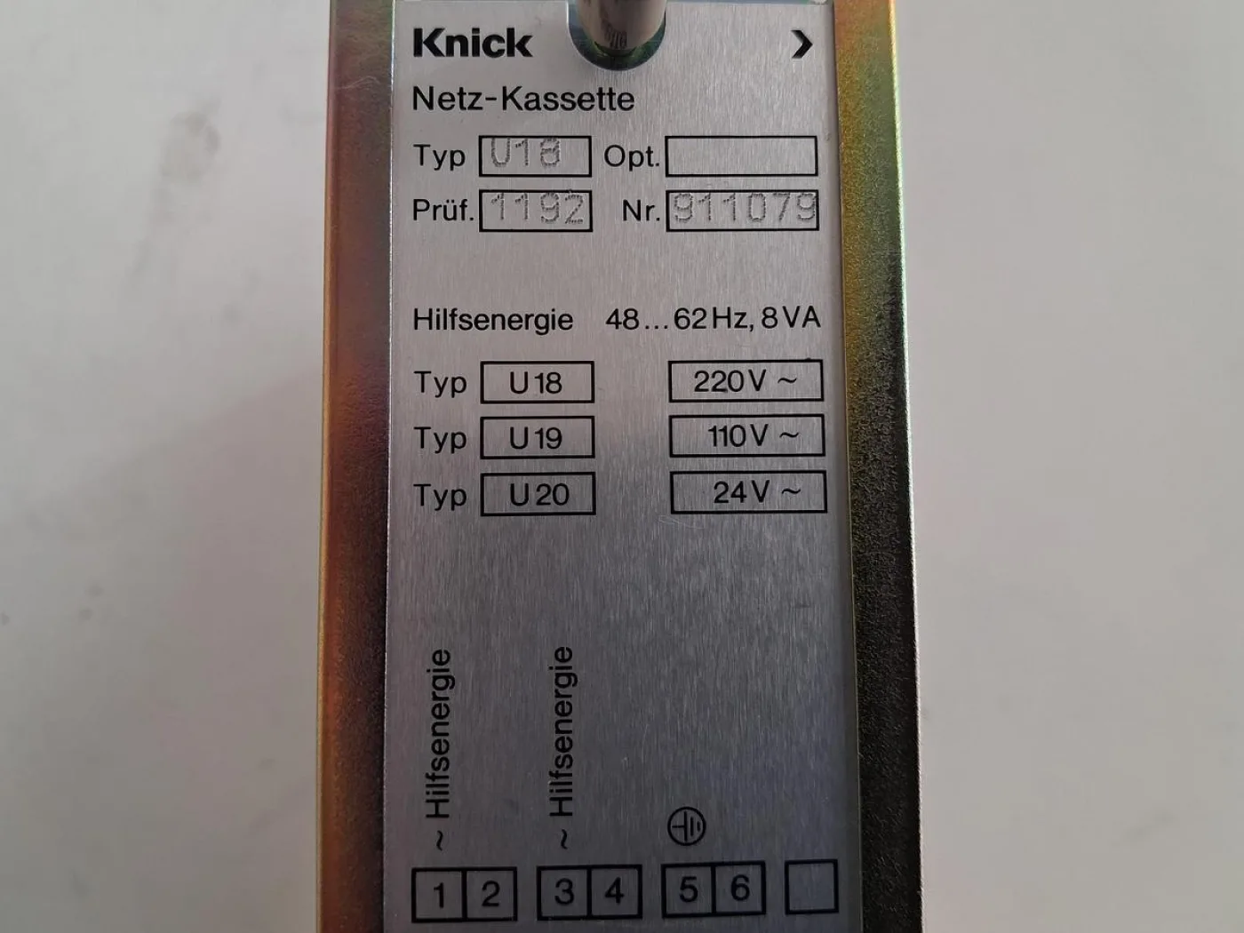 Knick RI5-1 Netz-Kassette - 3