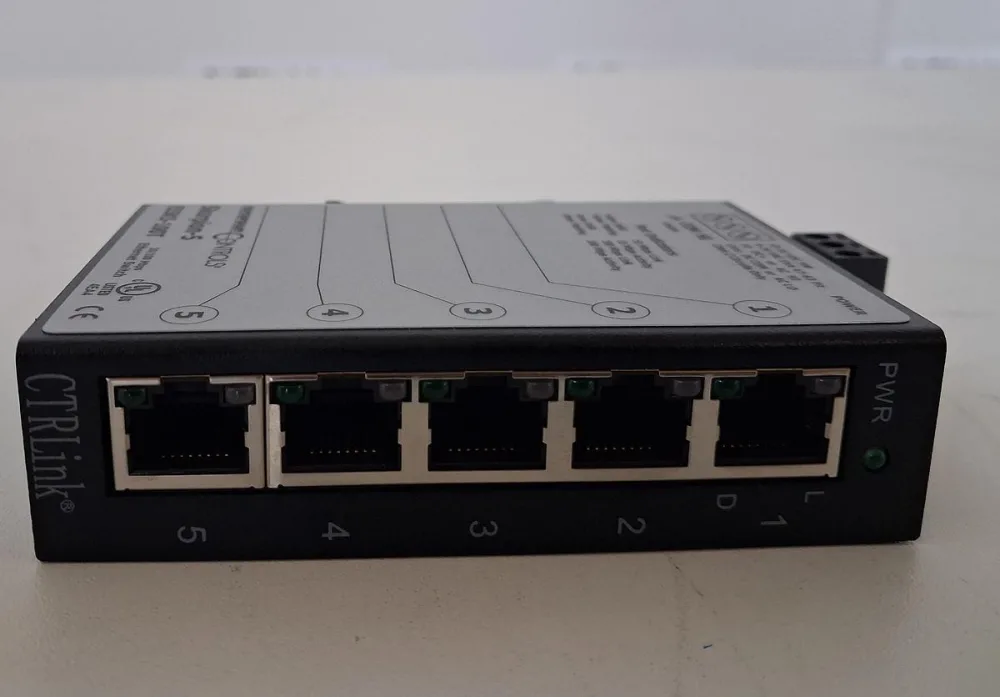 Contemporary Controls Skorpion-5 EISK5-100T Industrial Ethernet Switch