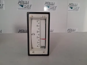 Camille Bauer Drehspulinstrument 4–20 mA 0–5 m³/h mit Grenzkontakten