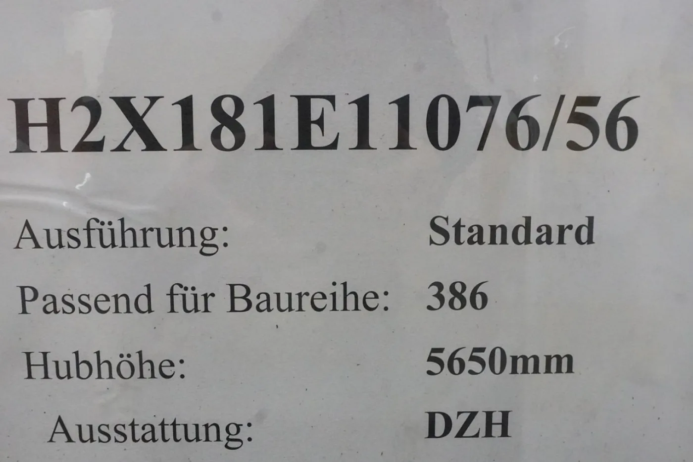 Hubgerüst Linde Hubgerüst (2014) - 4